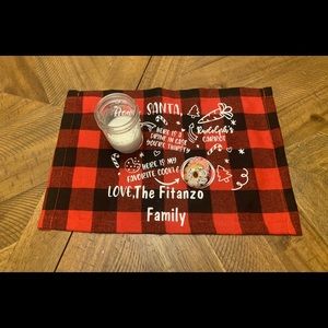 Christmas Milk & Cookies mat